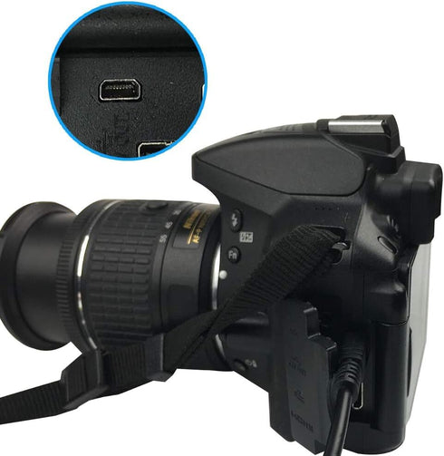 Replacement Camera Charge Cable for Nikon Coolpix S Series, Compatible with S01, S02, S70, S80, S100, S3000, S5100