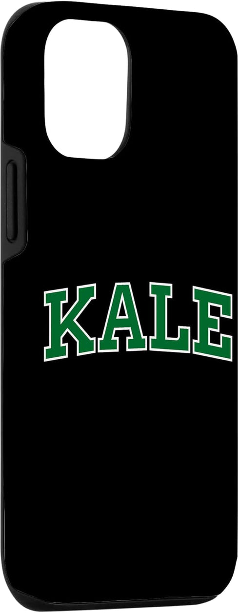 KALE UNIVERSITY VEGAN VEGETARIAN FUN TEES 12/12 Kale University Leaf Green Organic Gardener Go Vegan Case for iPhone