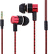 4 Pack Wired Earbuds - 3.5MM Stereo Earphones, In-Ear Headphones, 1M Braided Cord for MP3, CD Player, Laptop, Tablet.