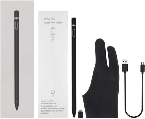 Active Stylus Pen for Touch Screens, Smart Digital Pencil Compatible with iPhone, iPad Pro, Air, Mini, and Tablets