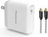 100W USB C Charger PowerLot Fast Wall Charger PD 3.0 with 5A 6ft Cable, Universal Charger Block for MacBook, iPad,