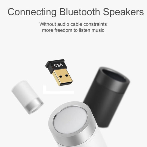 USB Bluetooth Adapter for PC, Bluetooth 5.0 Transmitter Dongle Stick, Bluetooth Receiver Adapter for Notebook