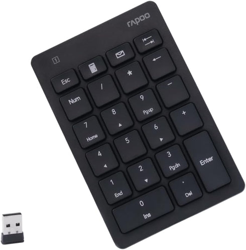 Rapoo K50 Wireless Number Pad, 2.4G Numeric Keypad for Laptop, Speed Data Entry,