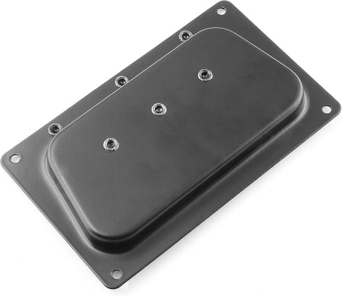 2Pcs Recessed Spring Loaded Speaker Handles, 5.1" x 3.15" Chest Cabinet Speaker Case Handles in Black