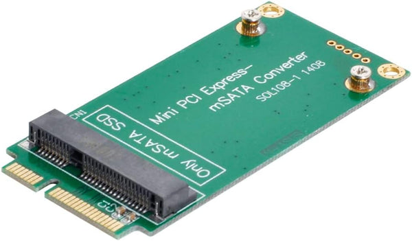 cablecc mSATA Adapter to Mini PCI-e SATA SSD - 3x5cm to 3x7cm for Asus Eee PC Models