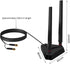 WiFi 6E AX210 PCIe WiFi Card for Gaming PC, Tri-Band Wireless Adapter for Desktop, Bluetooth 5.3