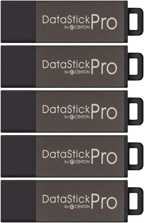 Centon 64GB DataStick Pro by , 5 Pack, USB 2.0 Flash Drive Memory