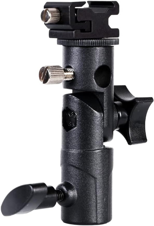 SLOW DOLPHIN Camera Flash Speedlite Mount Swivel Light Stand with Umbrella Bracket Holder (2 PCS)