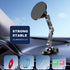 Tablet Phone Holder, Aluminum Alloy Car Phone Mount with Magnetic Suction, 360-Degree Rotation, Stable Laptop Stand (1
