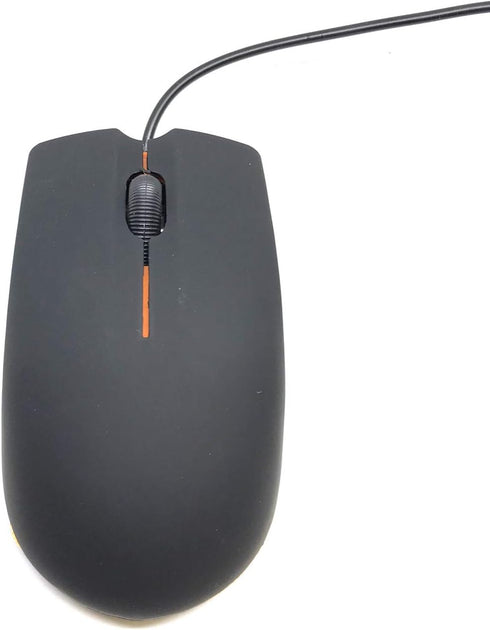 TFD Supplies 3 4 Pack - Wired Button Optical Computer Mouse - - Bulk Computer Mice