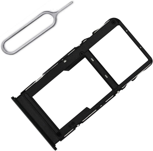 zhxchzhi 5G T779 T779W Sim Card Tray SD Holder Slot Card Replacement for TCL Stylus Black