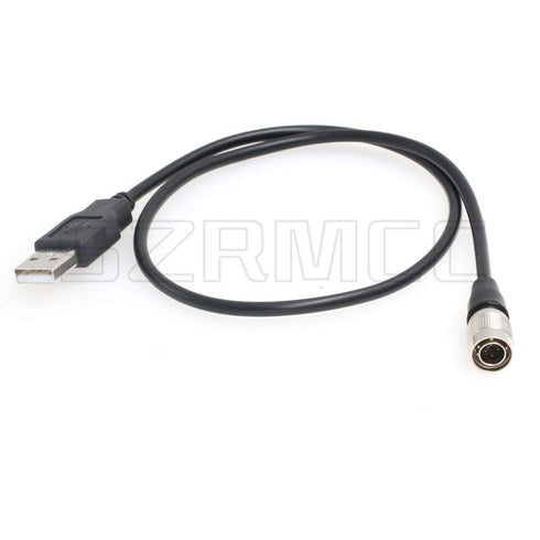 SZRMCC 4 F4 F8 633 644 688 (1m) USB to Hirose pin Male Power Cable for Zoom Sound Devices Recorders