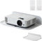 Dlmlemu Drill-Free Wall-Mounted Projector Stand, Universal Foldable Projector Bracket, Strong Adhesive Projector Shelf,