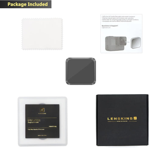 MRC ND4 Filter for Gopro Hero 5 6 7 Black, AGC Optics Glass, Multi-Resistant Coating Neutral Density Filters