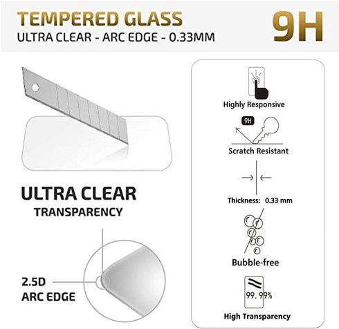 NEW'C 3 Pack Tempered Glass Screen Protector for Samsung Galaxy S20 FE / S20 FE 5G, Case Friendly Anti Scratch