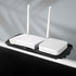Homoyoyo Router Rack Corner, TV Top Shelf Mount Monitor Shelf, Cable Box Tv Top Ra for Cellphone Stand, Game Console