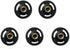 MANWU Mount Bracket Adapter for Blink Outdoor Indoor XT2/XT Security Camera - 5 Pack Black Connector