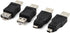Zerone USB OTG Micro Mini USB2.0 Male to Female Adapter, Multiple F/M USB Coupler Connector Set, Pack of 12 Pcs