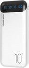 Power Bank 10000mAh Portable Charger with 2 USB 2.4 A Outputs and USB C Input, Compatible with Huawei, iPhone 12 11 X,
