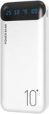 Power Bank 10000mAh Portable Charger with 2 USB 2.4 A Outputs and USB C Input, Compatible with Huawei, iPhone 12 11 X,