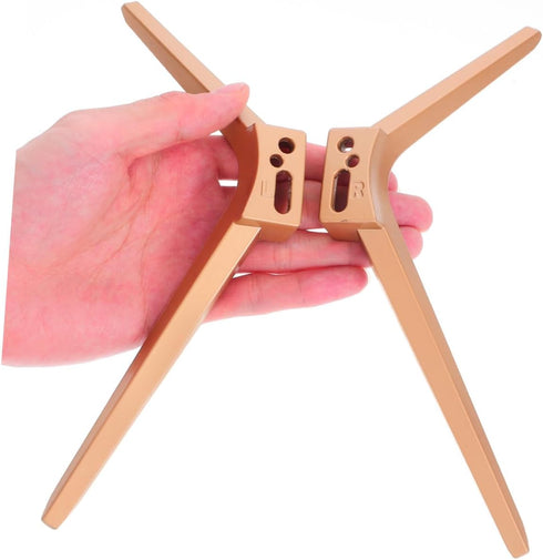 Cabilock 1pair Tv Stand Base Replacement Sturdy Tv Brackets for Home to Install Desktop Mount Legs for Led Screens Dual