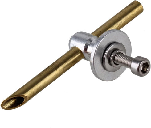 BQLZR Silver 50mm Length ID 3mm OD 4mm Tube Transom Mounting Water