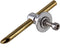 BQLZR Silver 50mm Length ID 3mm OD 4mm Tube Transom Mounting Water