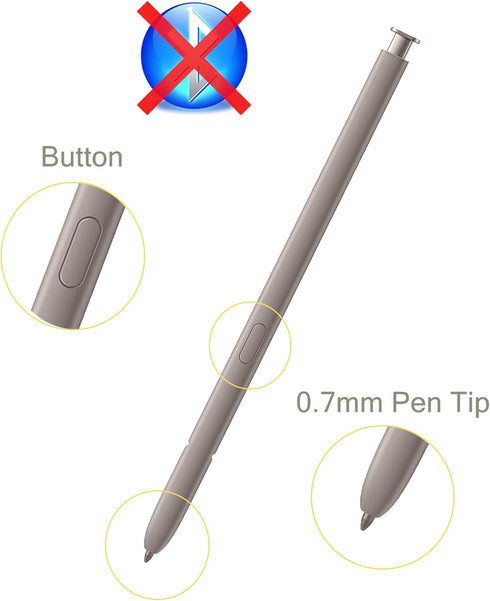 2 Pack S24 Ultra S Pen Replacement for Samsung Galaxy S24 Ultra, 4096 Pressure Sensor, Without Bluetooth,