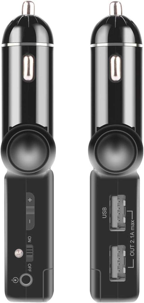 Bracketron Roadtripper Bluetooth FM Transmitter - Connect Phone Audio to Cars, Trucks, RVs, Buses, Boats Radio Speakers