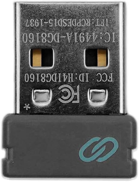 Universal Pairing USB Receiver Replacement for Dell Wireless Keyboard Mouse KM714 KM717