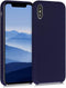 kwmobile TPU Silicone Case for Apple iPhone X - Deep Ocean Phone Cover with Soft Finish