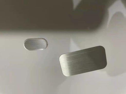 SALEX 32 0.4" 0.8" 3M Set 32 Pack Mini Metal Plates for Magnetic Mount, Wall, Phone Holder, Case, Magnet, Crafts, DIY.