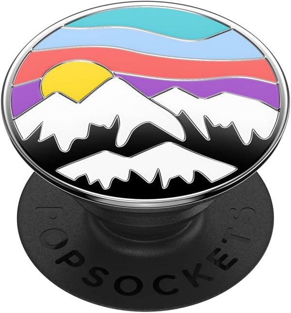 PopSockets Phone Grip with Expanding Kickstand, Enamel Altitude Adjustment