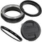 Fotodiox 52mm Macro Reverse Ring Filter Kit, Compatible with Nikon F-Mount Cameras, with UV Filter