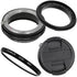 Fotodiox 52mm Macro Reverse Ring Filter Kit, Compatible with Nikon F-Mount Cameras, with UV Filter