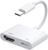 USB C to HDMI Digital AV Adapter for iPhone 15, 1080P Video & Audio Sync Converter with Charging Port for iPhone 15Pro