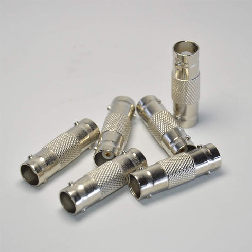 Lime2018 10PCS BNC Female to Female and DC Male to Male Connector, 5.5mm x 2.1mm 12V 5A Power Cable Adapter