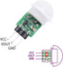 HC-SR312 AM312 Mini PIR Human Body Motion Sensor Module, Pyroelectric Infrared Distance Detector, Pack of 5