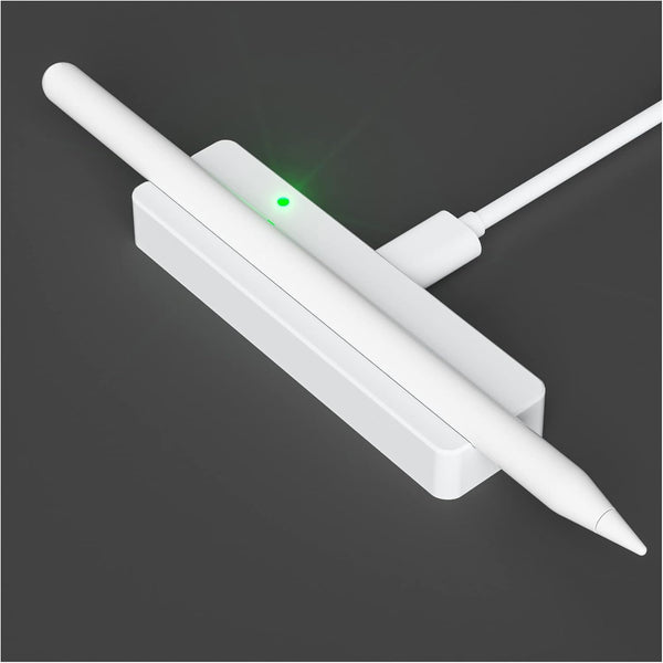 Magnetic Wireless Charger Dock with USB Cable for Apple Pencil 2nd Generation, Convenient Charging Stand