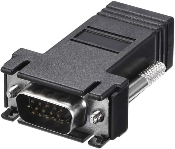uxcell RJ45 to VGA Extender Adapter - RJ45 Female to DB15 Male Port for Multimedia Video