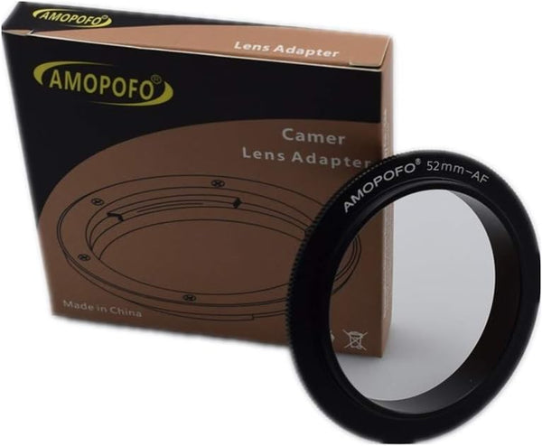 52mm to AF Filter Thread Macro Reverse Mount Adapter Ring for Sony Alpha A-Mount SLR Camera Body
