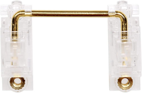 KPREPUBLIC Everglide V3 Transparent Gold Plated PCB Screw-in Stabilizer for Custom Mechanical Keyboard, Transparent