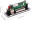 12V MP3 Decoder Module, USB/Bluetooth/SD Card/FM Radio WMA Decoder Board with Remote Control, Hands-Free Call