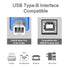 Herfair USB A to USB B Adapter Cable 2.0 Converter Cord for Printer/Scanner/Fax Machine