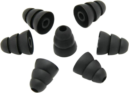 OSALADI 10 Pairs Noise Cancelling Earplugs Silicone Ear Muffs Headphones Earbuds Earphone Tips Ear Plugs Silicone Earbud Cap Silicone Ear Tip Silicone Earpads Ear Caps Multi-Layer