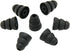 OSALADI 10 Pairs Noise Cancelling Earplugs Silicone Ear Muffs Headphones Earbuds Earphone Tips Ear Plugs Silicone Earbud Cap Silicone Ear Tip Silicone Earpads Ear Caps Multi-Layer