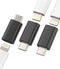 Lightning Female to USB C Male Charger Adapter, 3-Pack for Apple iPhone 15 Pro Max Plus, iPad Pro Air Mini, Galaxy Note