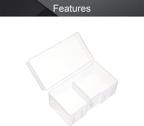 Fielect 12 x 9V Battery Storage Case Holder Organizer Box, Transparent