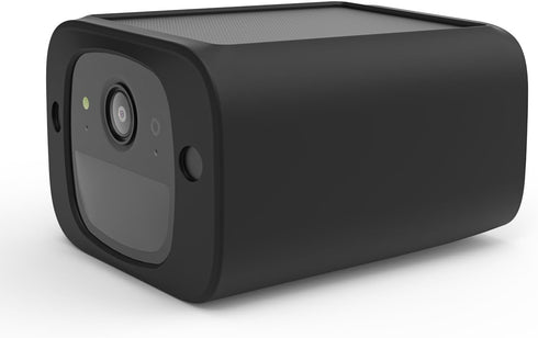 Holicfun Silicone Cover Skin for Eufy Security SoloCam S220 Camera (Black)