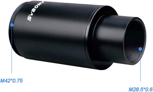 SVBONY T2 T Ring Adapter, Metal 1.25 inch Telescope Accessory, Compatible with Canon EOS Cameras, Photography Dedicated